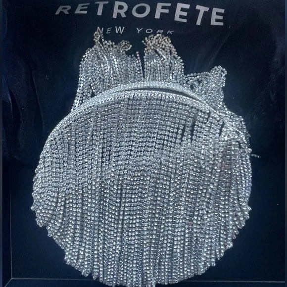 Retrofete Talia White Crystal Bag - Picture 3 of 3